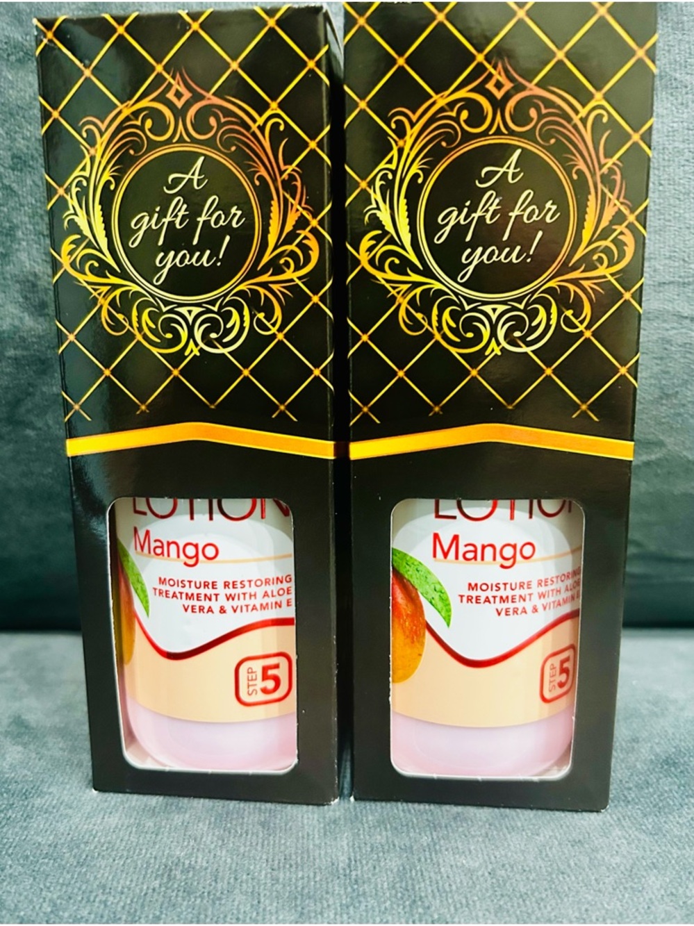 2 New in Box!: Mango Moisture Restoring Body Lotion - Pink
